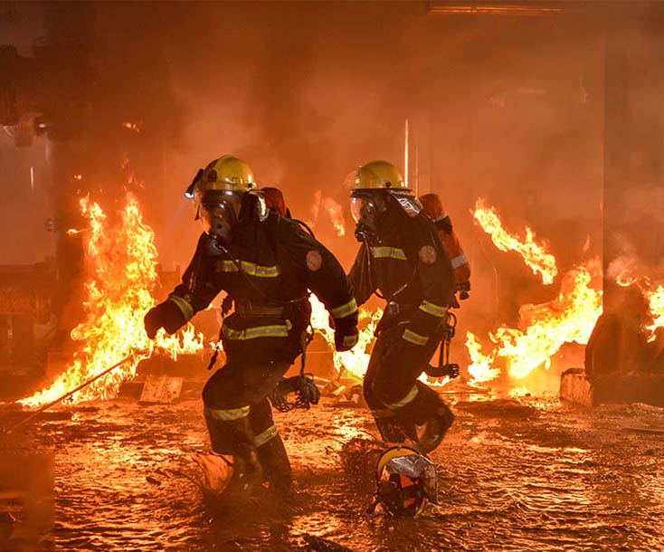 Individual fire remote support system