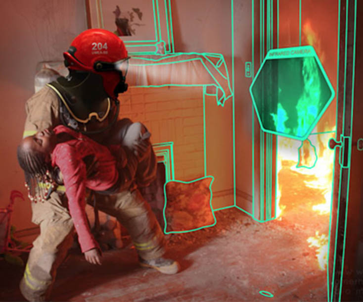 Individual fire remote support system