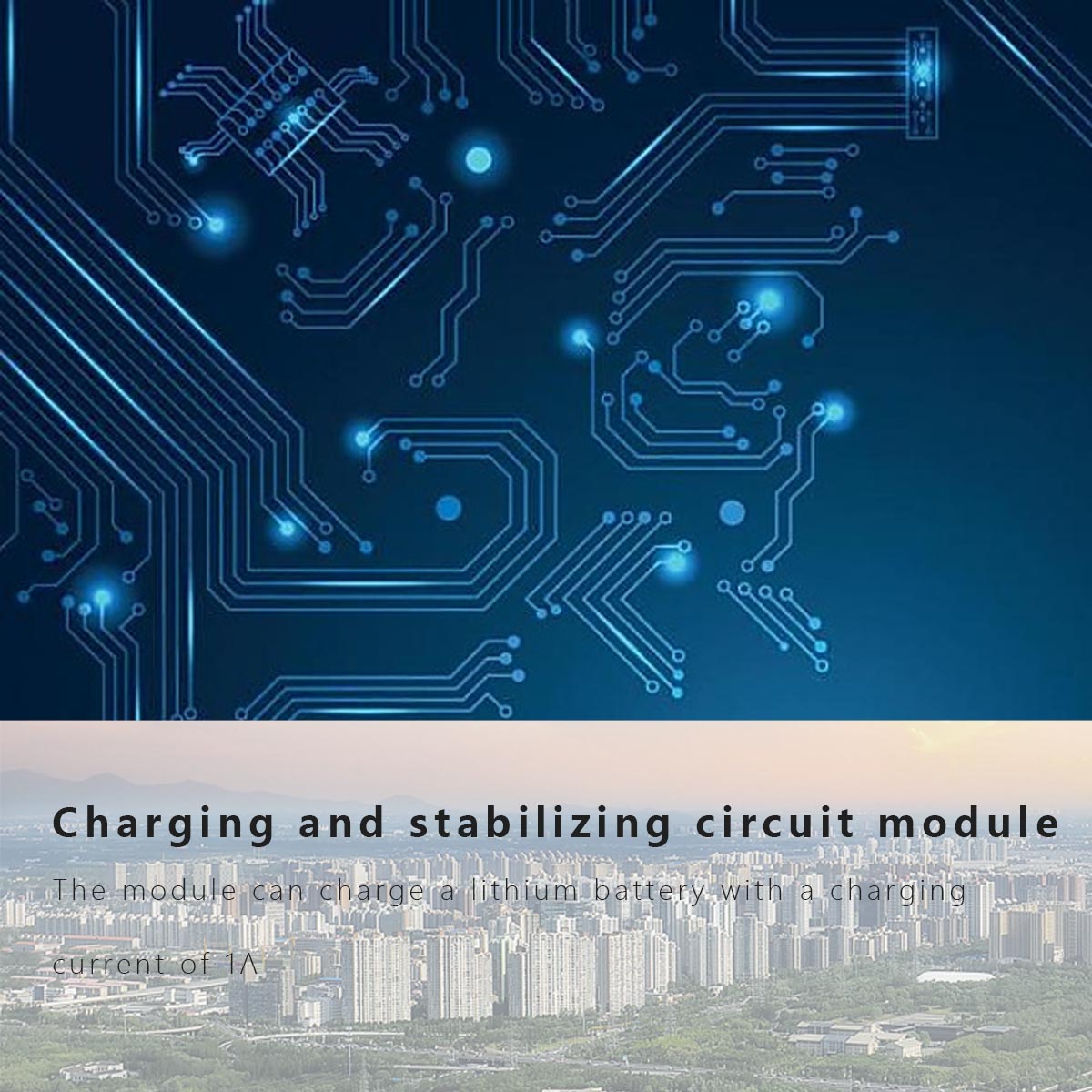 Charging and stabilizing circuit module