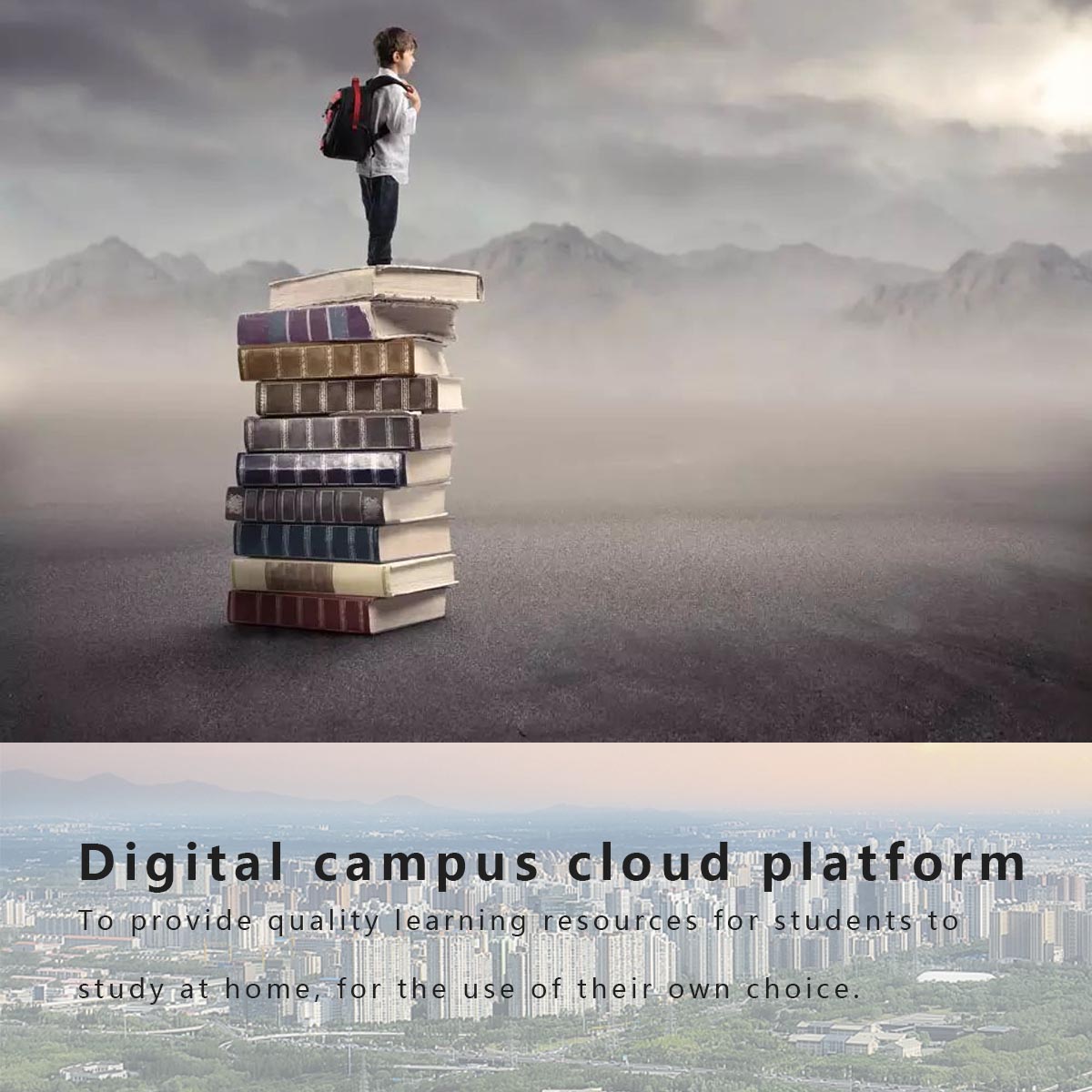 Primary school digital campus cloud platform